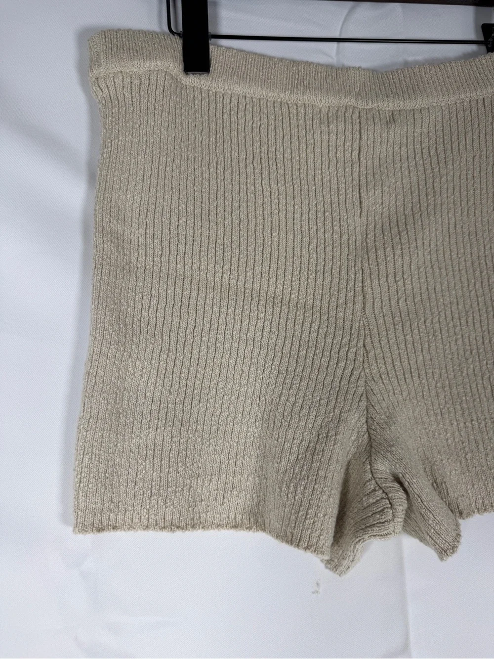 FP BEACH FREE PEOPLE Women’s Size XL Shorts Sweater Knit High Rise Fit